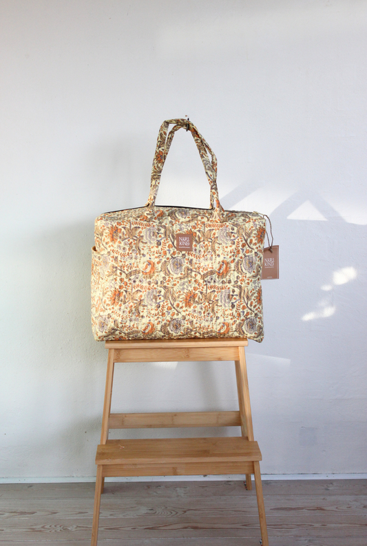 Charu Block Print Weekend / Diaper Bag
