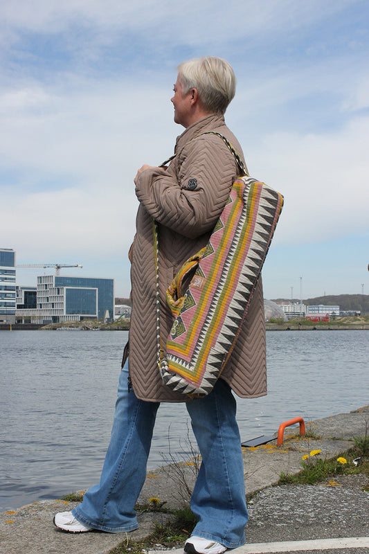Unique Sari Yoga Mat Bag - Manisha