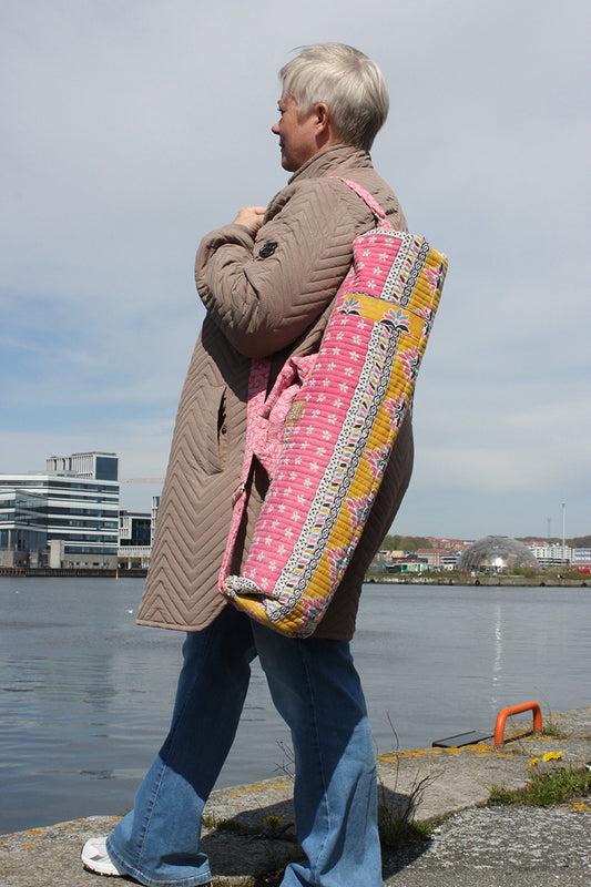 Unique Sari Yoga Mat Bag - Charu