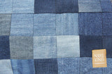 Checked Upcycled Jeans Laptop Sleeve - 13'' JLS13003