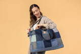 Patchwork Jeans Duffle Bag -JDB006