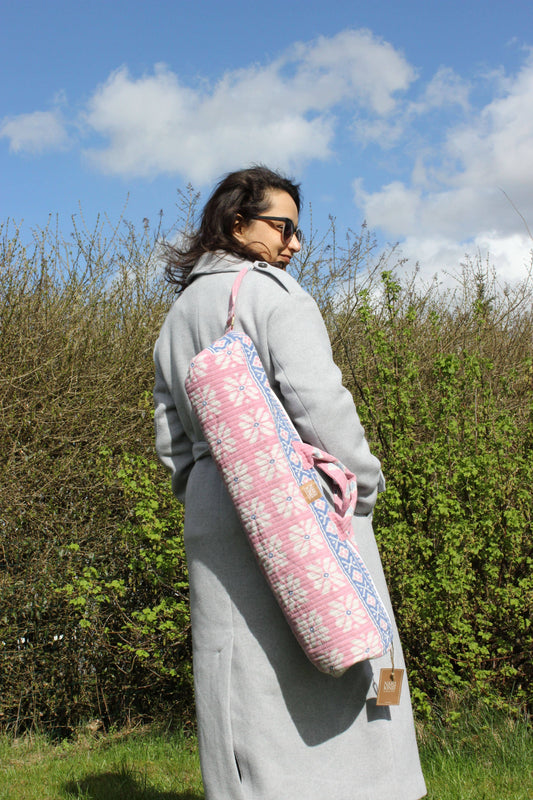 Unique Sari Yoga Mat Bag - Janki