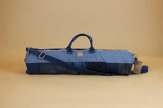 Genanvendte jeans yogataske