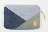 Angular Upcycled Jeans Laptop Sleeve - 14'' - JLS14001