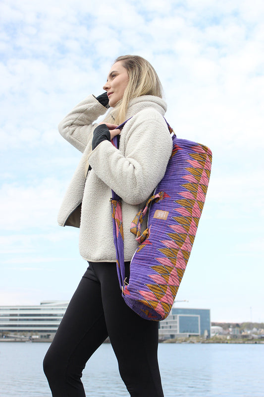 Unique Sari Yoga Mat Bag - Aria