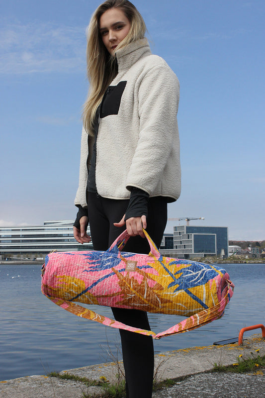 Unique Sari Yoga Mat Bag - Beena