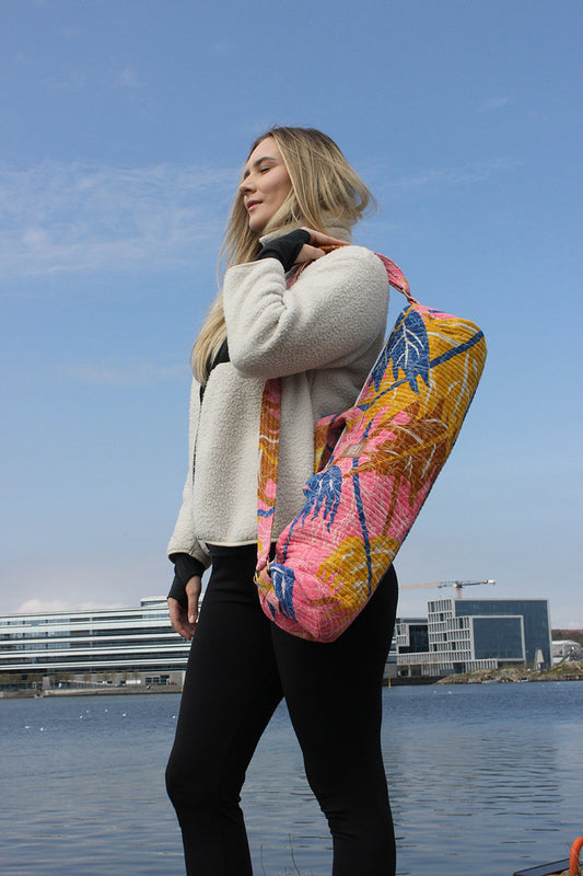 Unique Sari Yoga Mat Bag - Beena