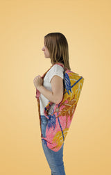 Unique Sari Yoga Mat Bag - Beena