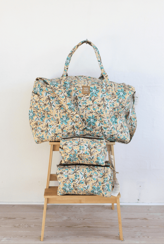 Lilly Block Print Travel Set