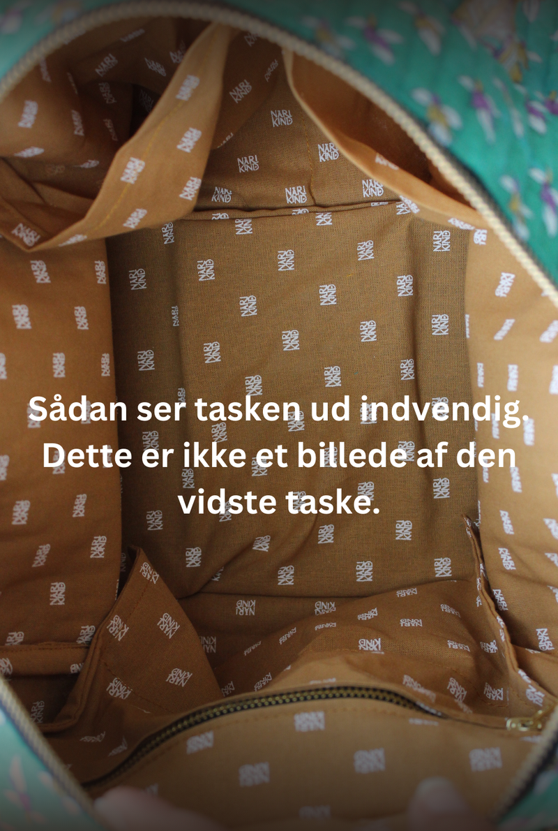 Sattu blokprint weekendtaske / pudsletaske