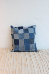 Jeans Patchwork Cushion Cover -  40 x 40 cm