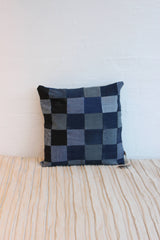 Jeans Patchwork Cushion Cover -  40 x 40 cm