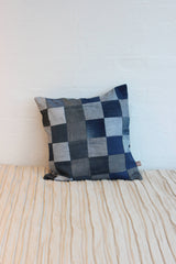 Jeans Patchwork Cushion Cover -  40 x 40 cm