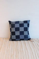 Jeans Patchwork Cushion Cover -  40 x 40 cm