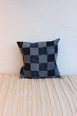 Jeans Patchwork Cushion Cover -  40 x 40 cm