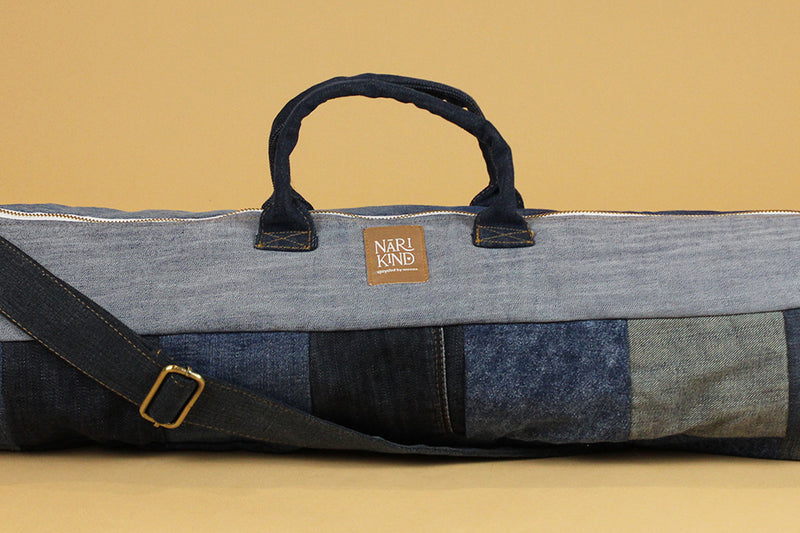 Upcycled Jeans Yoga Bag - JYB001