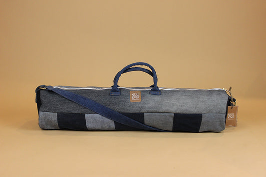 Upcycled Jeans Yoga Bag - JYB003