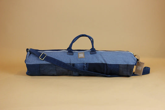 Upcycled Jeans Yoga Bag - JYB005