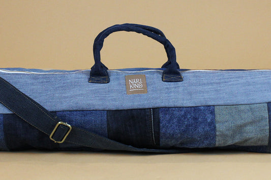 Upcycled Jeans Yoga Bag - JYB007